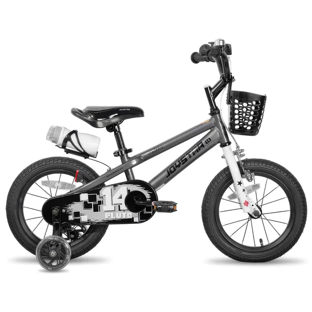 Detský bicykel Joystar Pluto 16" • 110-120 cm - šedá - šedá
