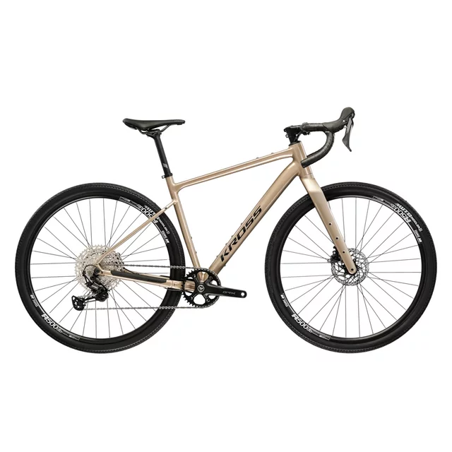 Gravel bicykel Kross Esker 5.0 28" - model 2026 - hnedá/čierna/mat
