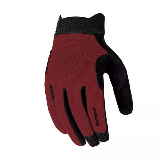 Cyklo rukavice Kellys Cutout Long 025 - terracota red
