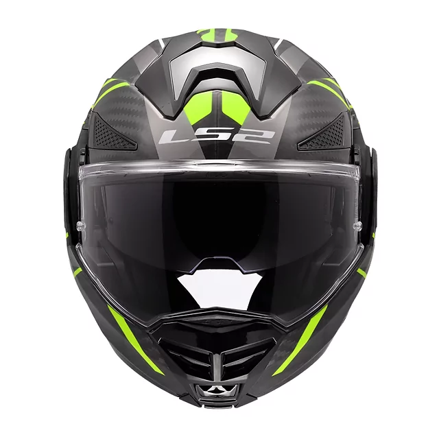 Preklápacia moto prilba LS2 FF901 Advant X C Future II H-V Yellow P/J