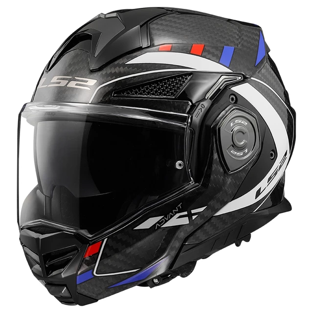 Preklápacia moto prilba LS2 FF901 Advant X C Future Gl White Blue P/J