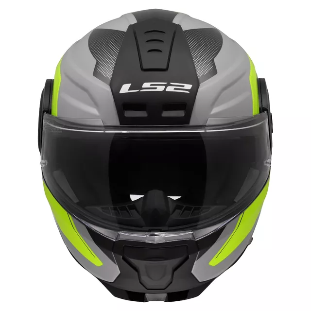 Výklopná moto prilba LS2 FF902 Scope II Duria Grey H-V Yellow