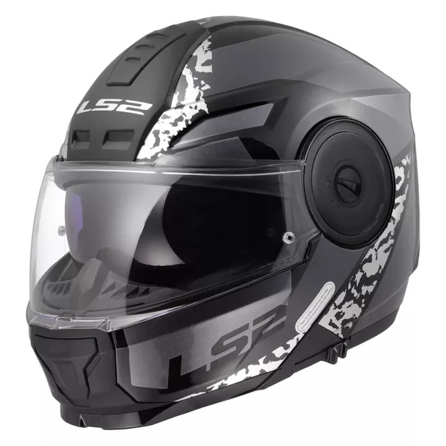 Výklopná moto prilba LS2 FF902 Scope II Oxyd Black Titanium