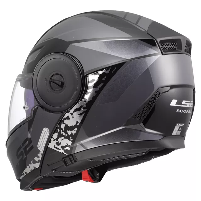 Výklopná moto prilba LS2 FF902 Scope II Oxyd Black Titanium