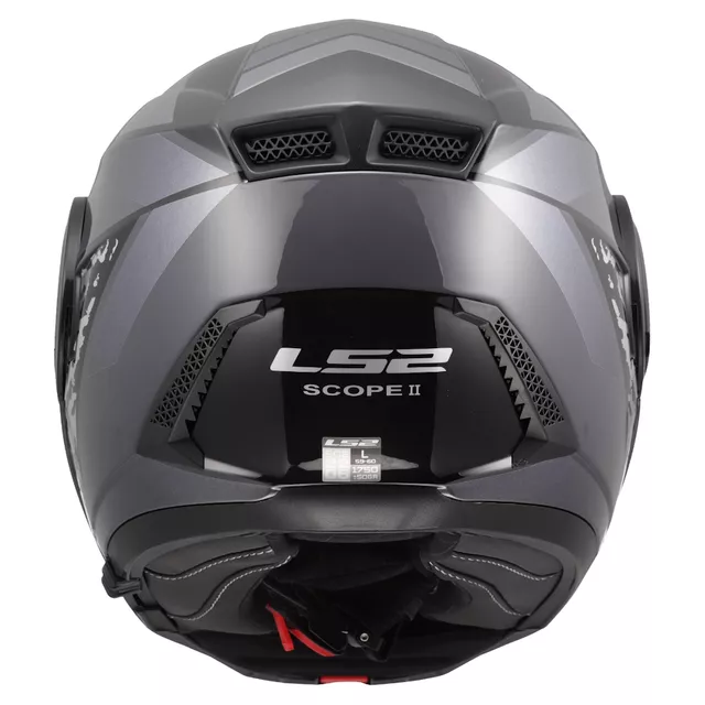 Výklopná moto prilba LS2 FF902 Scope II Oxyd Black Titanium