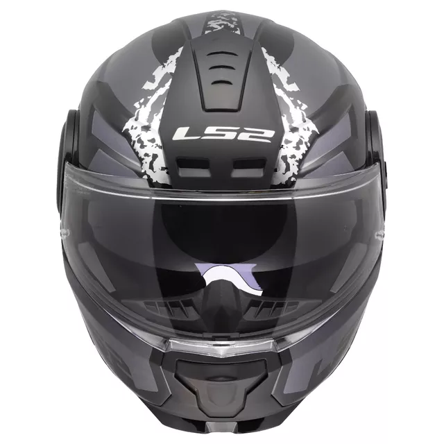 Výklopná moto prilba LS2 FF902 Scope II Oxyd Black Titanium