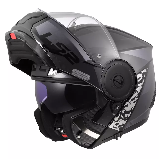 Výklopná moto prilba LS2 FF902 Scope II Oxyd Black Titanium