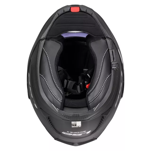 Výklopná moto prilba LS2 FF902 Scope II Solid Matt Black