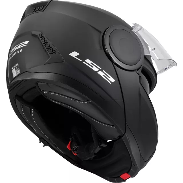 Výklopná moto prilba LS2 FF902 Scope II Solid Matt Black