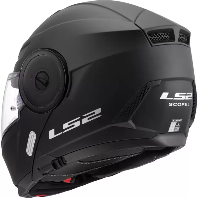 Výklopná moto prilba LS2 FF902 Scope II Solid Matt Black