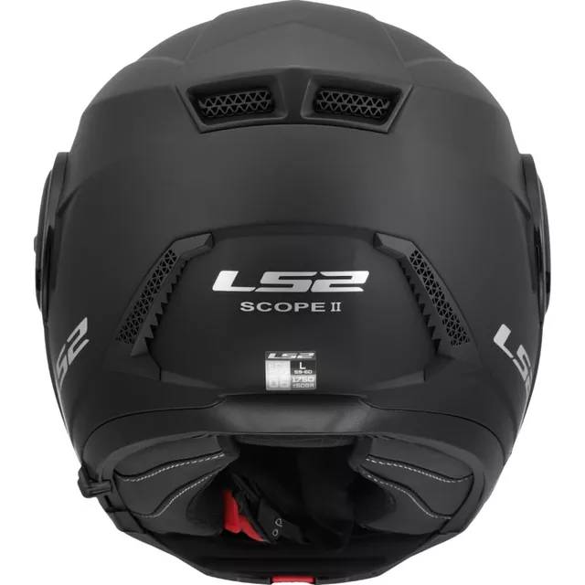 Výklopná moto prilba LS2 FF902 Scope II Solid Matt Black