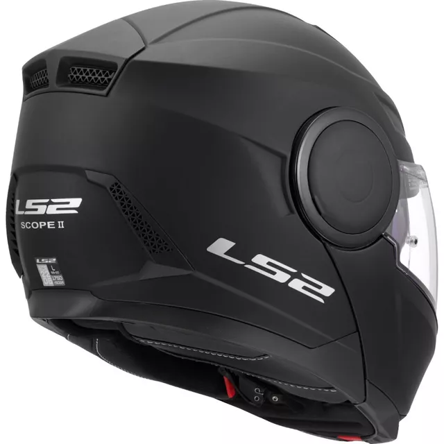 Výklopná moto prilba LS2 FF902 Scope II Solid Matt Black