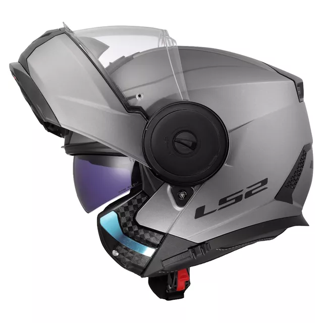 Výklopná moto prilba LS2 FF902 Scope II Solid Matt Titanium