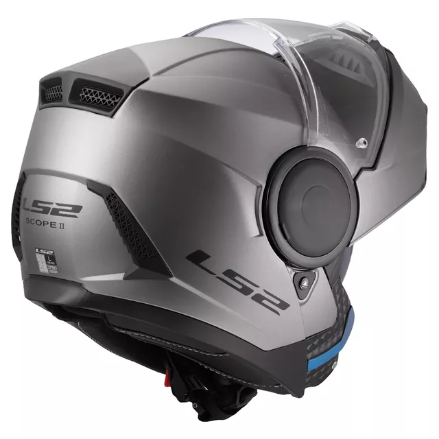 Výklopná moto prilba LS2 FF902 Scope II Solid Matt Titanium