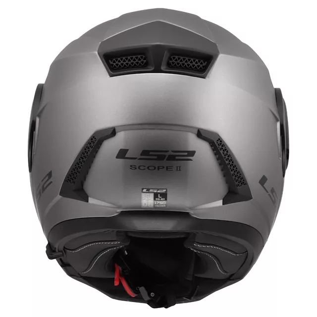Výklopná moto prilba LS2 FF902 Scope II Solid Matt Titanium