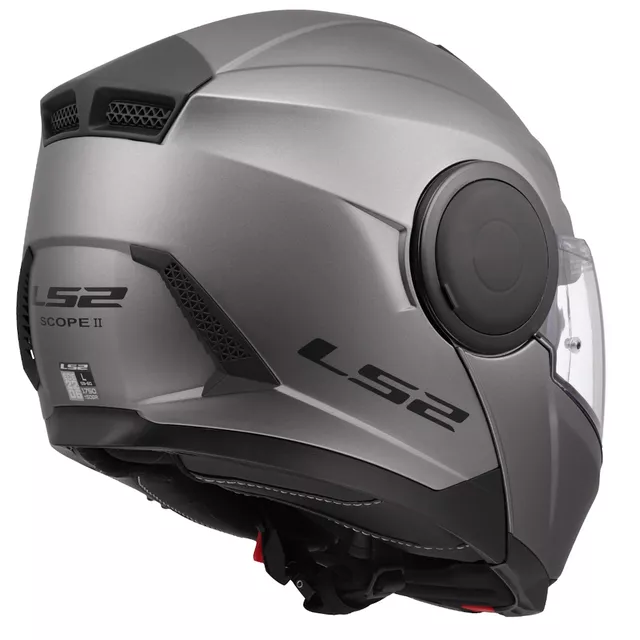 Výklopná moto prilba LS2 FF902 Scope II Solid Matt Titanium