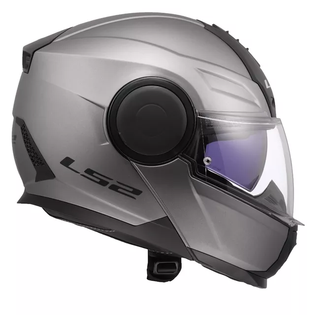 Výklopná moto prilba LS2 FF902 Scope II Solid Matt Titanium