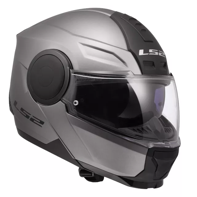 Výklopná moto prilba LS2 FF902 Scope II Solid Matt Titanium