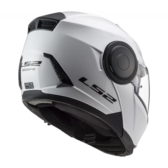 Výklopná moto prilba LS2 FF902 Scope Solid - White