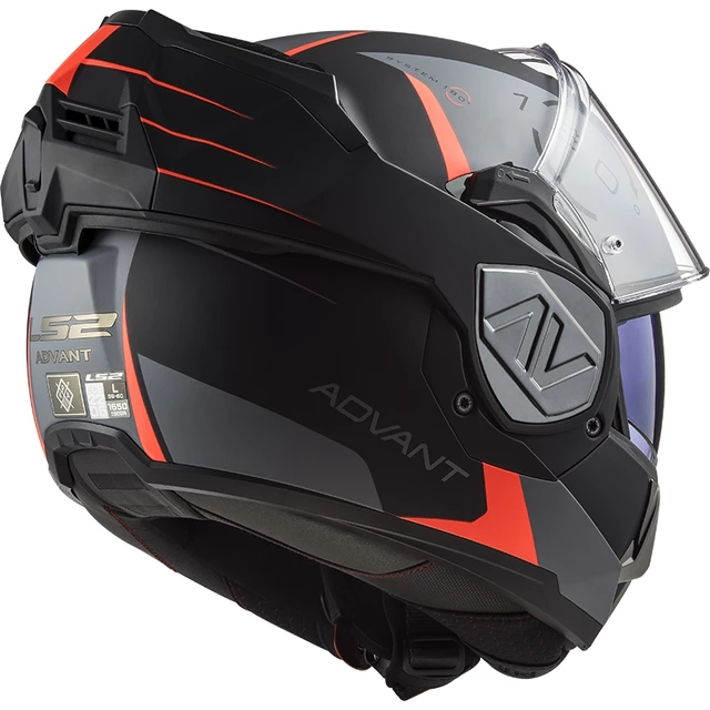 Preklápacia moto prilba LS2 FF906 Advant Codex Matt Black Titanium P/J