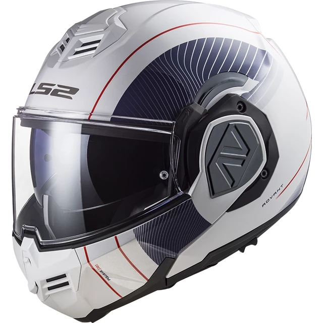 Preklápacia moto prilba LS2 FF906 Advant Cooper White Blue P/J