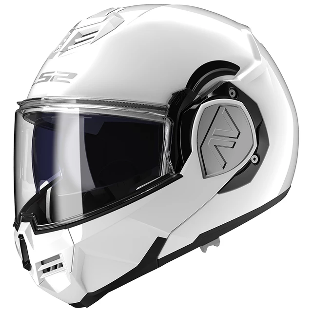 Preklápacia moto prilba LS2 FF906 Advant Solid White P/J