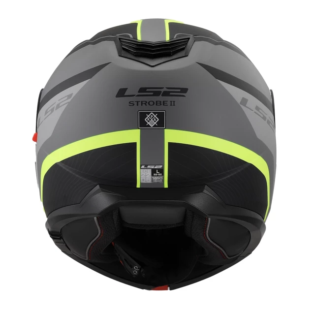 Výklopná prilba LS2 FF908 Strobe II MONZA Matt Black H-V Yellow