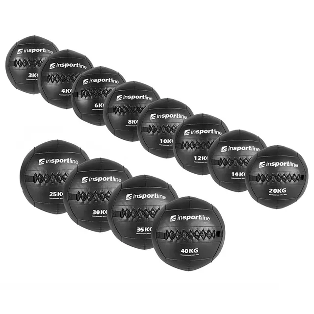 Posilňovacie lopty inSPORTline Walbal SE 3-40 kg
