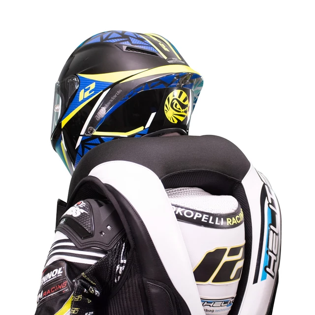 Závodná airbagová vesta Helite e-GP Air - čierno-biela