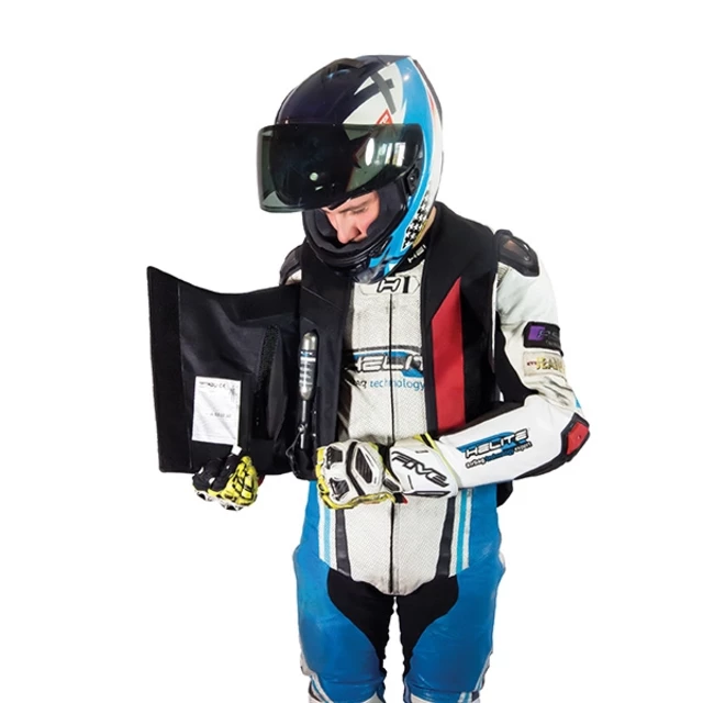 Závodná airbagová vesta Helite GP Air 2 - čierna