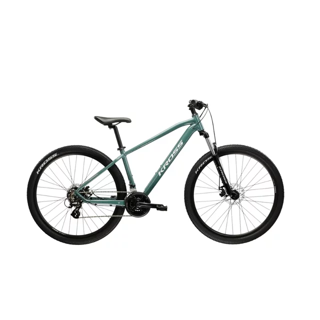 Horský bicykel Kross Hexagon 2.0 29" Gen 008 - zelená / strieborná / lesk