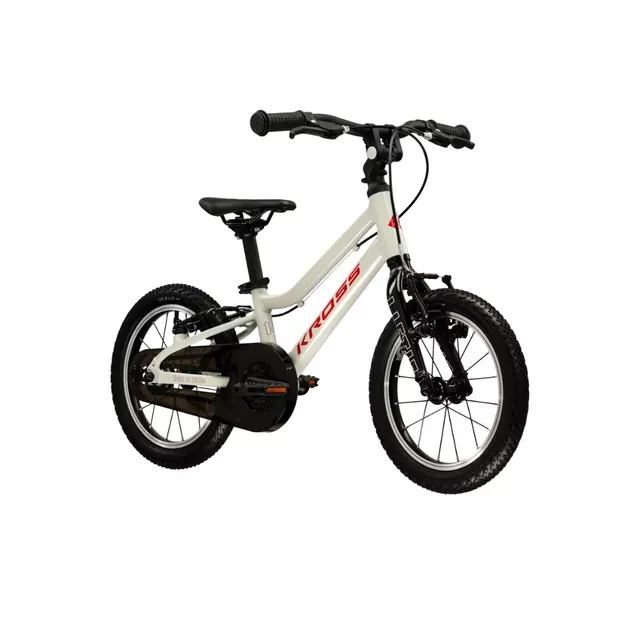 Detský bicykel Kross Liftie 14" - model 2025 - šedá / červená / lesk