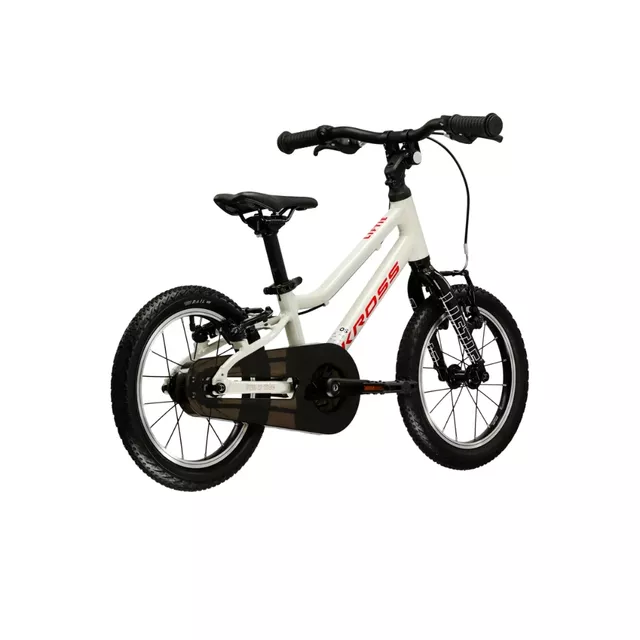 Detský bicykel Kross Liftie 14" - model 2025 - šedá / červená / lesk