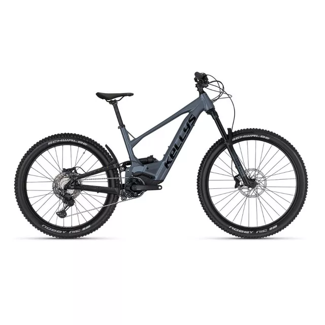 Celoodpružený elektrobicykel KELLYS THEOS R50 LTD P 725Wh 29"/27,5" - model 2025 - Magic Green - Steel Blue