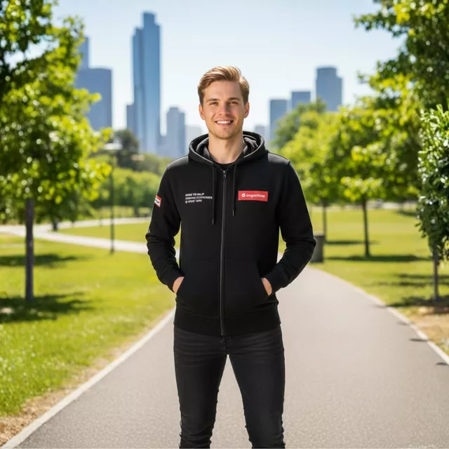 Mikina inSPORTline Signature - čierna