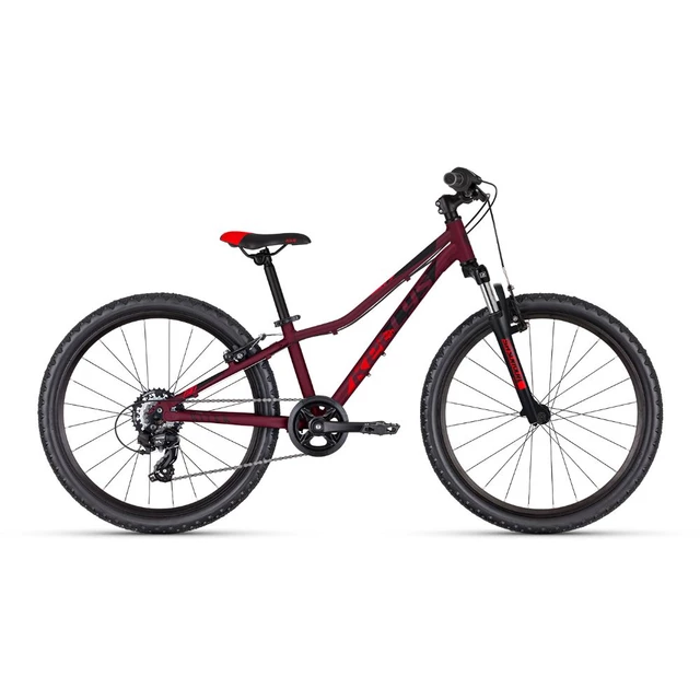 Juniorský bicykel KELLYS KITER 50 24" - model 2025 - Teal - Dark Plum