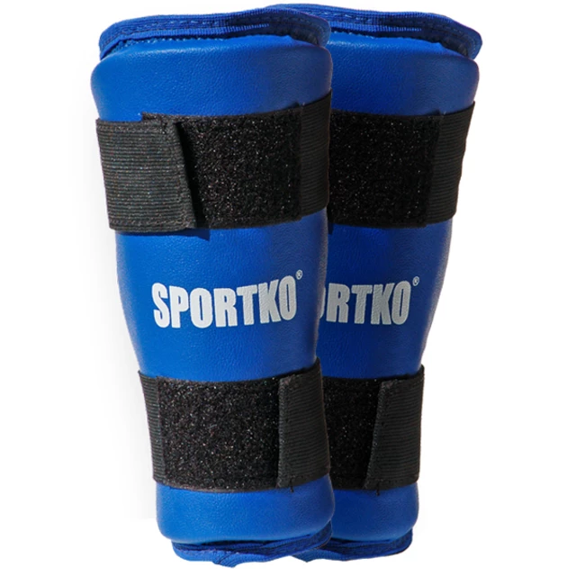 Chrániče holene SportKO 332 - červená - modrá