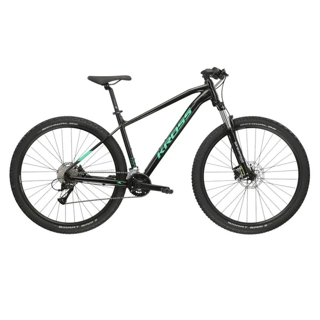 Horský bicykel Kross Level 1.0 PW GL 29" Gen 007 - čierno-zelená
