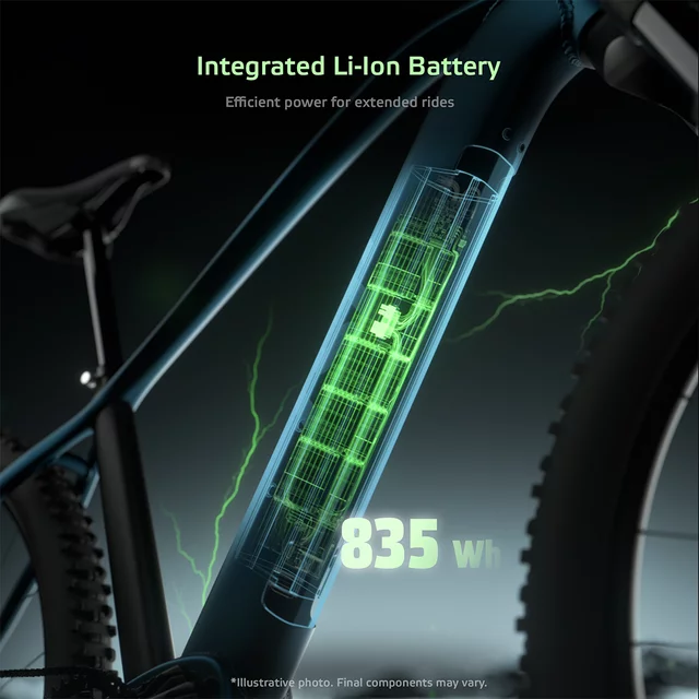 Dámsky horský elektrobicykel inSPORTline ISL Asuki EVO 835 Wh 27,5" - model 2026 - L (17", 160-175 cm)