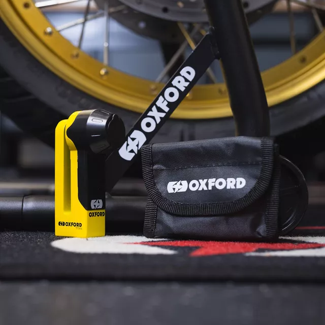 Zámok kotúčovej brzdy Oxford Titan - žltá