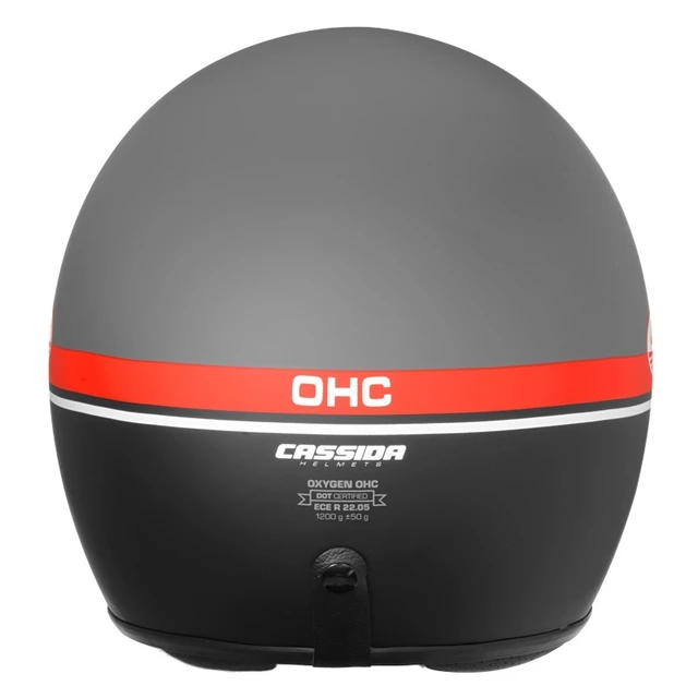 Moto prilba Cassida Oxygen Jawa OHC - červená matná/čierna/biela