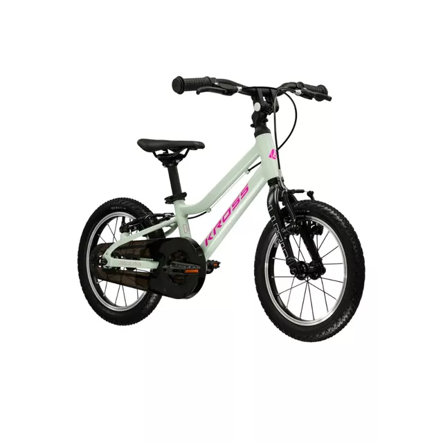 Detský bicykel Kross Liftie 14" - model 2025 - šedá / červená / lesk