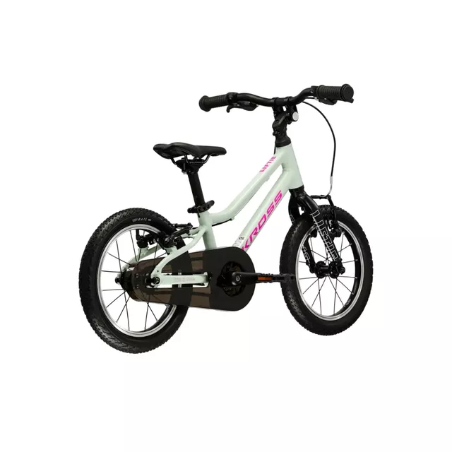 Detský bicykel Kross Liftie 14" - model 2025 - šedá / červená / lesk
