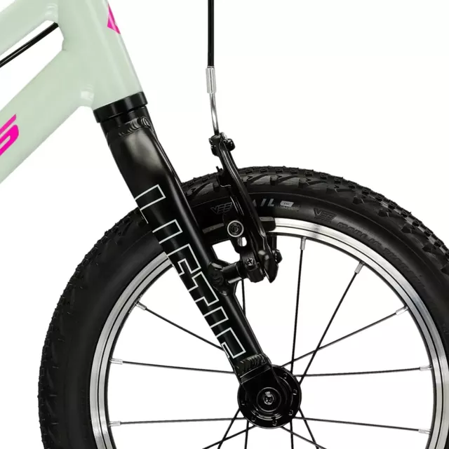 Detský bicykel Kross Liftie 14" - model 2025 - šedá / červená / lesk