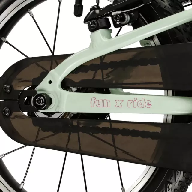 Detský bicykel Kross Liftie 14" - model 2025 - šedá / červená / lesk