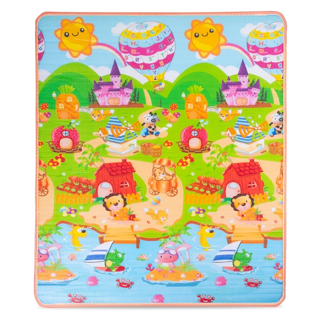 Rolovateľná detská podložka inSPORTline Lhotino 150x180x1,5 cm - Podmorský svet