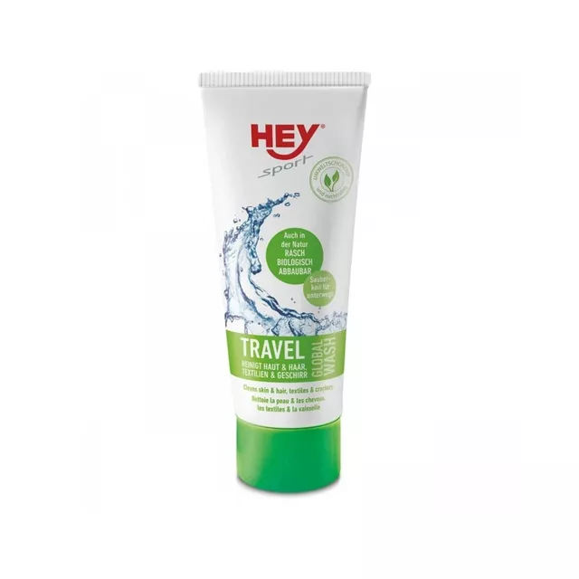 Cestovný prací a umývací prostriedok HEY Sport Travel Global Wash 100 ml
