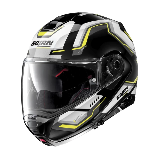 Moto helma Nolan N100-5 Upwind N-Com P/J - Flat Black