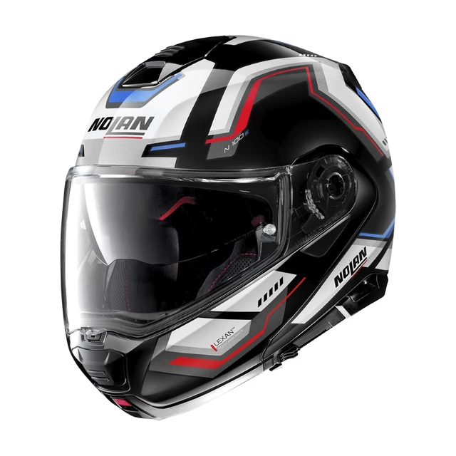Moto helma Nolan N100-5 Upwind N-Com P/J - Flat Black