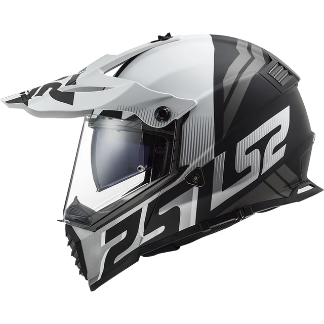Moto prilba LS2 MX436 Pioneer Evo - Evolve Red White